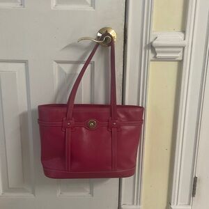 Dooney &BourkeElegant Pink Leather Tote Bag